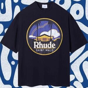 RHUDE Men's Casual Short Sleeve